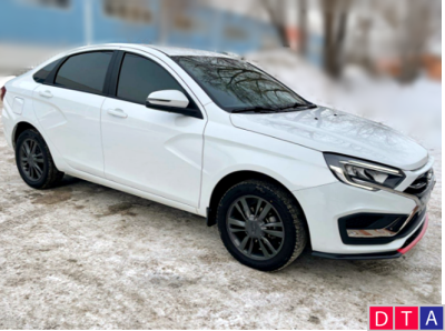 Сплиттер переднего бампера Lada Vesta NG седан, SW универсал